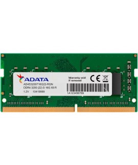 MEMORIA ADATA SODIMM DDR4 16GB PC4-25600 3200MHZ CL22 260PIN 1.2V LAPTOP/AIO/MINI PCS