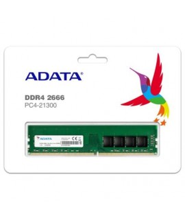 MEMORIA ADATA UDIMM DDR4 4GB PC4-21300 2666MHZ CL19 288PIN 1.2V PC