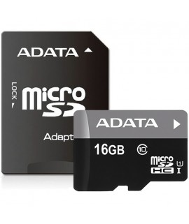 MEMORIA ADATA MICRO SDHC UHS-I 16GB CLASE 10 C/ADAPTADOR