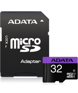 MEMORIA ADATA MICRO SDHC UHS-I 32GB CLASE 10 C/ADAPTADOR