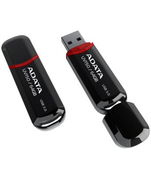 MEMORIA ADATA 64GB USB 3.1 UV150 NEGRO