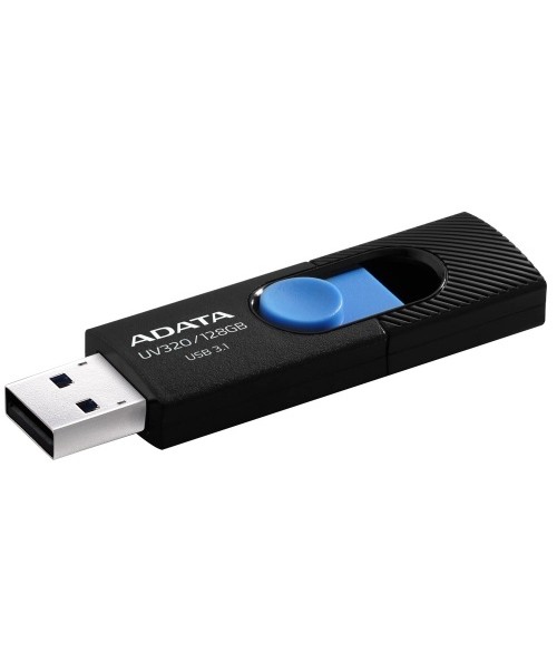 MEMORIA ADATA 128GB USB 3.2 UV320 RETRACTIL NEGRO-AZUL
