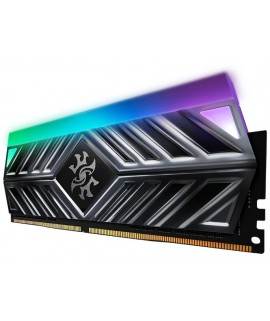 MEMORIA ADATA UDIMM DDR4 8GB PC4-25600 3200MHZ C16 1.2V XPG SPECTRIX D41 TUF RGB NEGRO CON DISIPADOR PC/GAMER/ALTO RENDIMIENTO