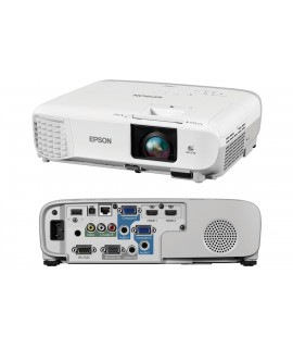 VIDEOPROYECTOR EPSON POWERLITE W39 3LCD WXGA 3500 LUMENES HDMI RED WIFI OPCIONAL