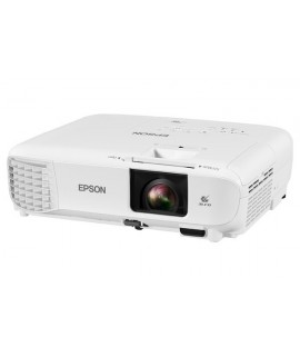 VIDEOPROYECTOR EPSON POWERLITE X49, 3LCD, XGA, 3600 LUMENES, USB, HDMI, RED, (WIFI OPCIONAL)