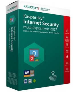 KASPERSKY INTERNET SECURITY - MULTIDISPOSITIVOS / 3 USUARIOS / 1 AÑO / CAJA