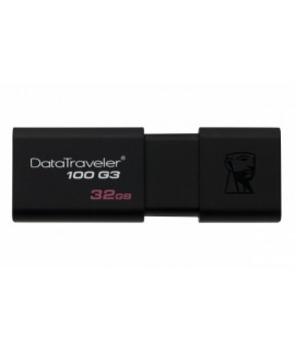 MEMORIA KINGSTON 32GB USB 3.0 ALTA VELOCIDAD / DATATRAVELER 100 G3 NEGRO