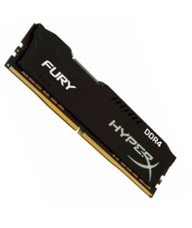 MEMORIA KINGSTON UDIMM DDR4 16GB 2400MHZ HYPERX FURY BLACK CL15 288PIN 1.2V C/DISIPADOR DE CALOR P/PC/GAMER/ALTO RENDIMIENTO