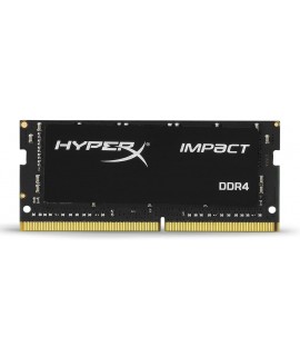 MEMORIA KINGSTON SODIMM DDR4 16GB 2666MHZ HYPERX IMPACT BLACK CL15 260PIN 1.2V