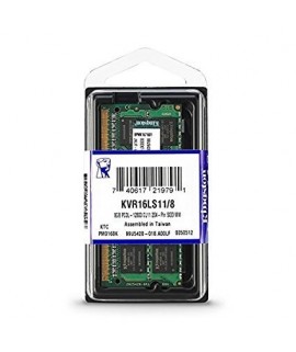 MEMORIA KINGSTON SODIMM DDR3L 8GB 1600MHZ VALUERAM CL11 204PIN 1.35V P/LAPTOP