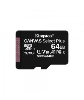 MEMORIA KINGSTON SDXC CANVAS SELECT PLUS 64GB UHS-I CLASE 10
