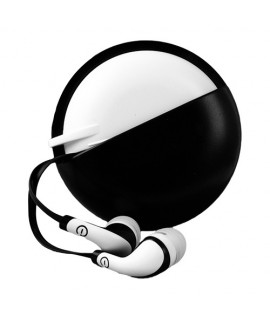 AUDIFONOS IN-EAR CON MICROFONO EASY LINE BY PERFECT CHOICE BLACK/WHITE