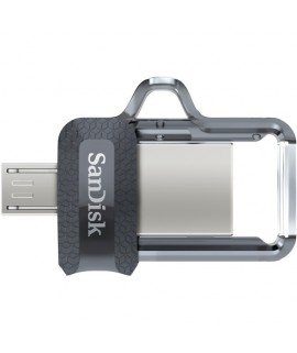 MEMORIA SANDISK 16GB USB 3.0 / MICRO USB ULTRA DUAL DRIVE M3.0 OTG 130MB/S