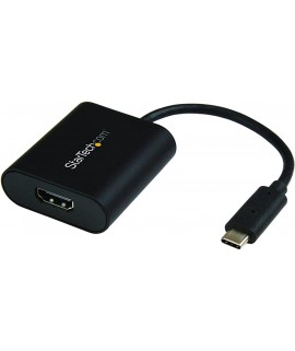 ADAPTADOR DE VIDEO EXTERNO USB-C A HDMI - CONVERTIDOR USB TIPO C A HDMI 4K 60HZ CON INTERRUPTOR DE MODO DE PRESENTACION - STARTECH.COM MOD. CDP2HD4K60SA