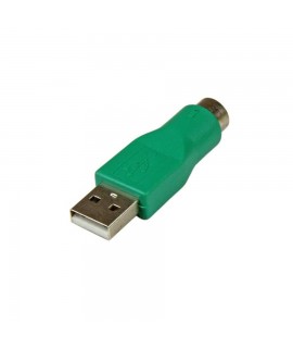 ADAPTADOR TECLADO O MOUSE USB A CONECTOR PS/2 MINIDIN - 1X MACHO USB - 1X  HEMBRA MINI-DIN - VERDE - STARTECH.COM MOD. GC46MF