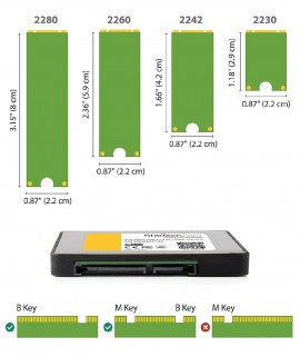 ADAPTADOR SSD M.2 A SATA III DE 2.5 PULGADAS CON CARCASA PROTECTORA - CONVERTIDOR NGFF DE UNIDAD SSD - STARTECH.COM MOD. SAT2M2NGFF25