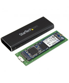 ADAPTADOR SSD M.2 A USB 3.0 SUPERSPEED UASP CON GABINETE PROTECTOR - CONVERTIDOR NGFF DE UNIDAD SSD - STARTECH.COM MOD. SM2NGFFMBU33