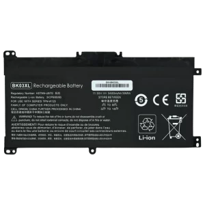 Bateria para HP Pavilion x360 Convertible PC 14 Series PC 14m Series X360 14-BA000 Series BK03XL