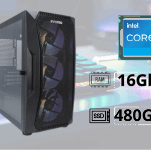 Computadora Gamer Intel Core i5 10400, 16GB RAM, SSD 480G, Gabinete Gamer
