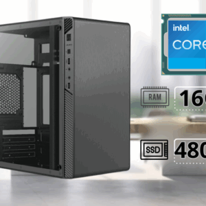 Computadora Intel Core i5 10400, 16GB RAM, SSD 480G, Gabinete ATX
