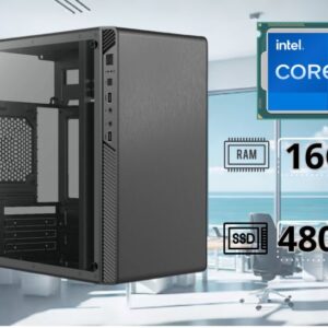 Computadora Intel Core i7 14700, 16GB RAM, SSD 480G, Gabinete ATX
