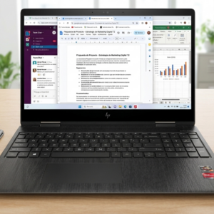 Laptop HP ENVY 15.6" Touch x360, Ryzen 5 2da Gen, 15GB de RAM, 256 SSD.