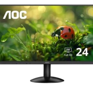 AOC Led 23.8", 100Hz, Resolución 1920x1080, Full HD, Tiempo de respuesta 1ms, Entrada de señal 1vga-1 HDMI